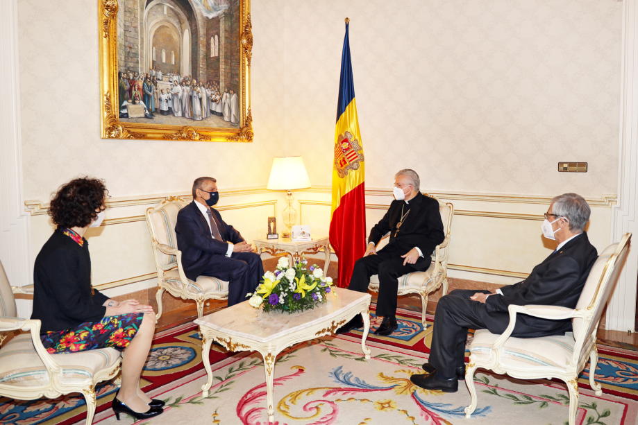 Επίδοση διαπιστευτηρίων Πρέσβεως κ. Ηλία Φωτόπουλου στο Πριγκηπάτο της Ανδόρρας