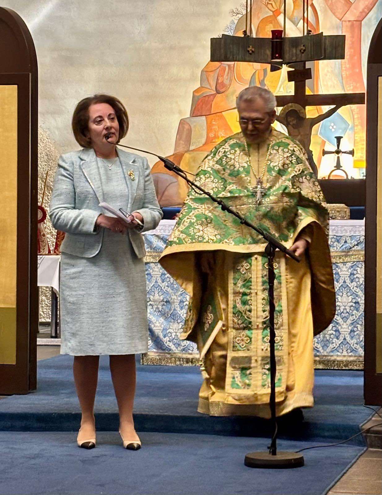 Doxology celebrated at the Holy Church of the Saint Paul in Geneva for the commemoration of the National Day of March 25