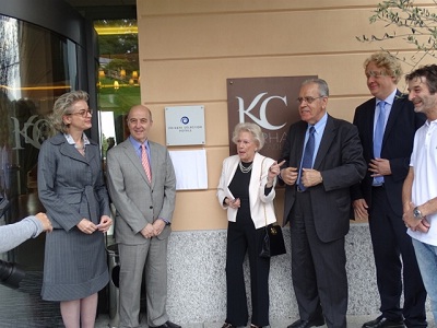 Αναμνηστική Πλακέτα Ν. Καζαντζάκη στο Καντεμάριο (Τιτσίνο, 28.06.2014)