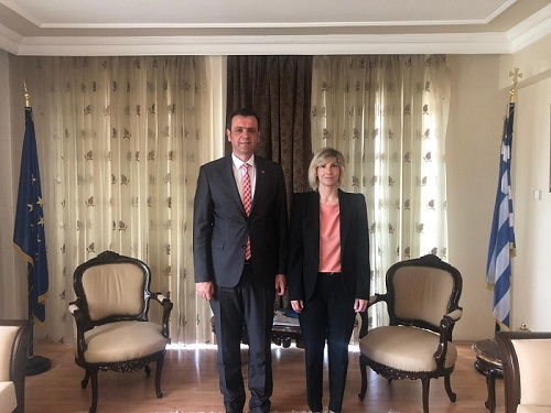 Kaynarca ve Vize Belediye Başkanları ile Yunanistan Konsolosu’nun görüşmesi (20/05/2019)