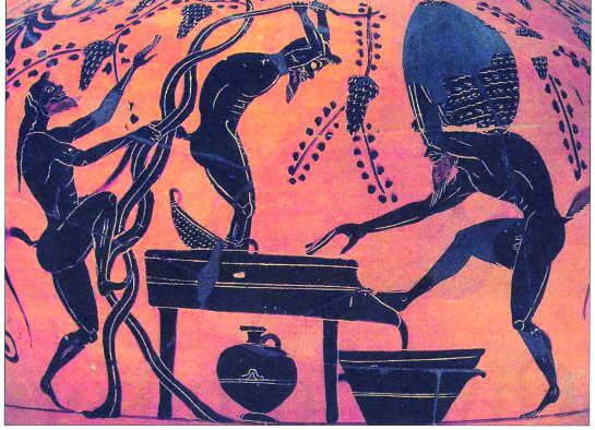 Anadolu'nun Ege kıyılarında asmalar ve şaraplar