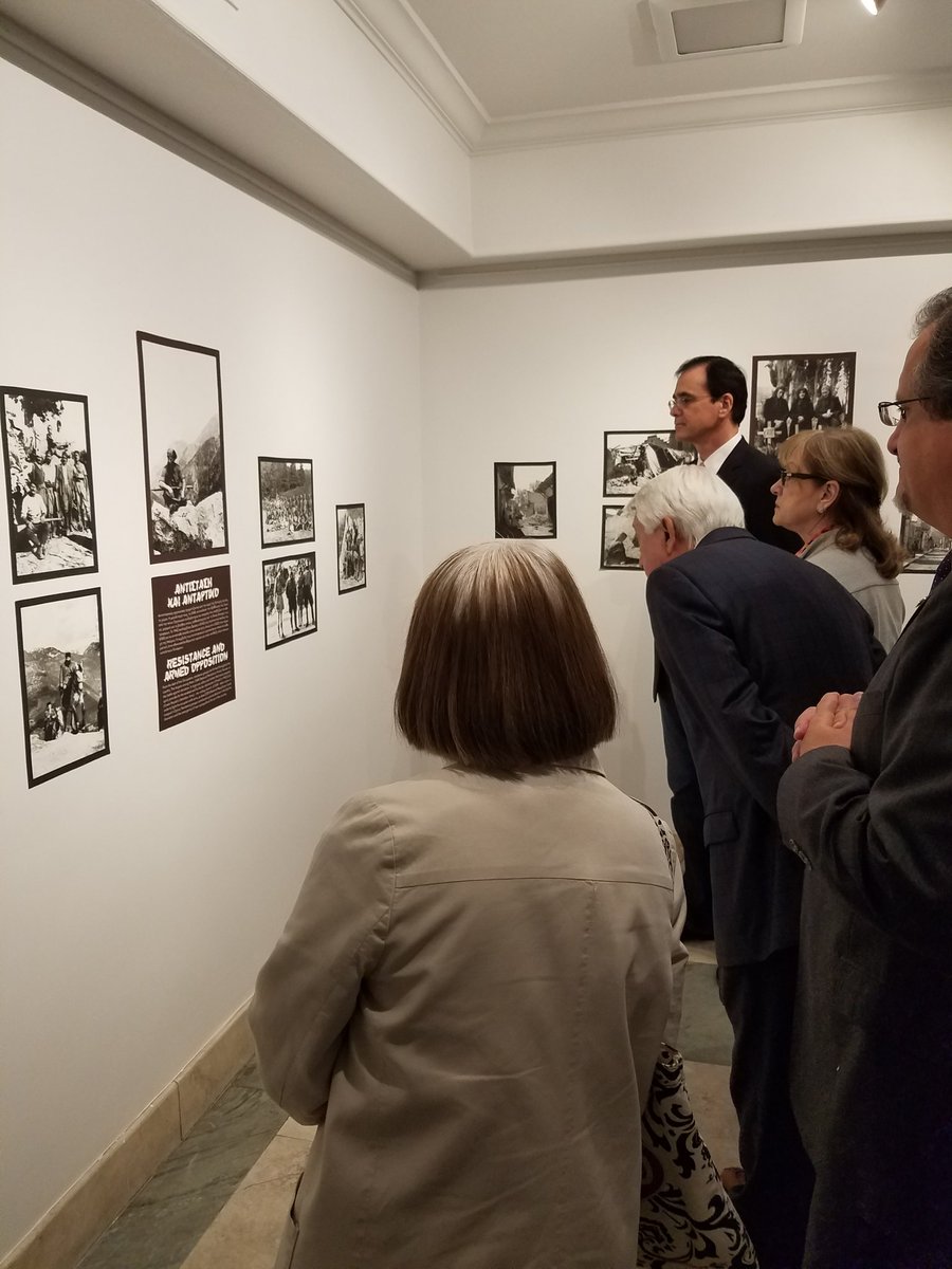 Opening of the photographic exhibition for the celebration of the OXI Day