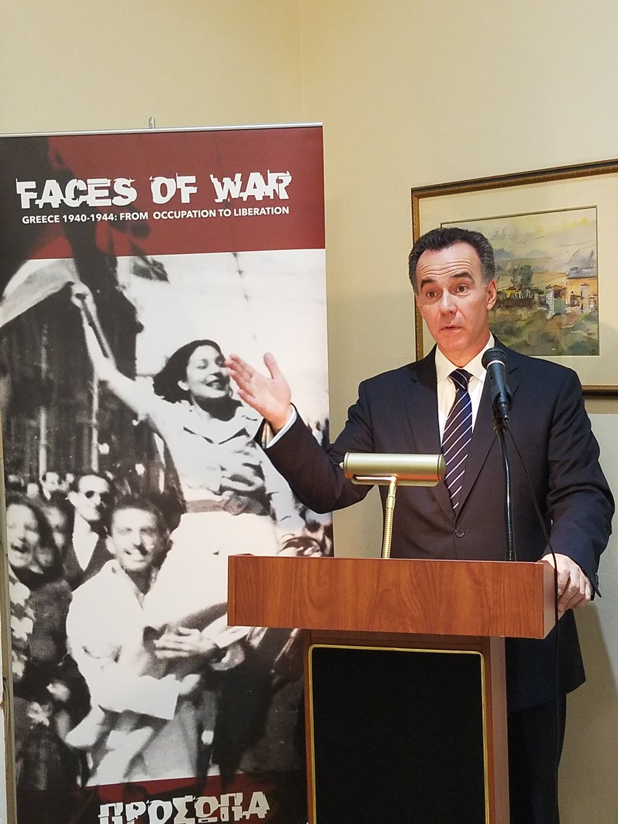 Opening of the photographic exhibition for the celebration of the OXI Day