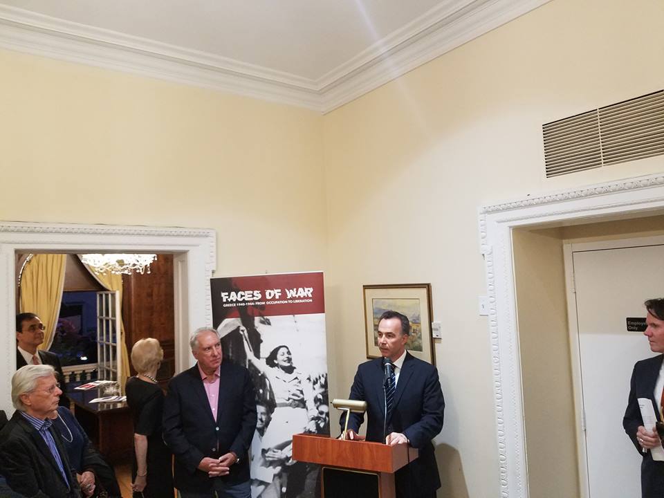 Opening of the photographic exhibition for the celebration of the OXI Day