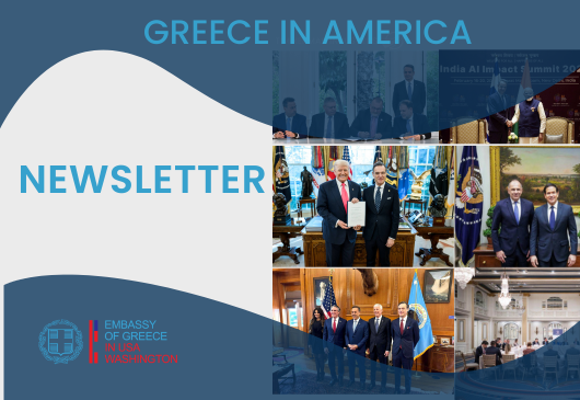 Our latest Newsletter “Greece in America” is out!