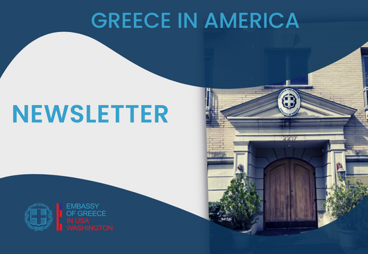 Our latest Newsletter “Greece in America” is out!