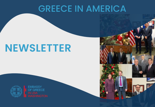 Our latest Newsletter “Greece in America” is out!